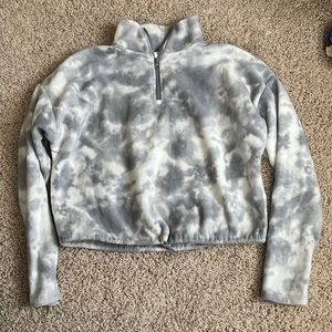 Hippie Rose cropped fleece size small